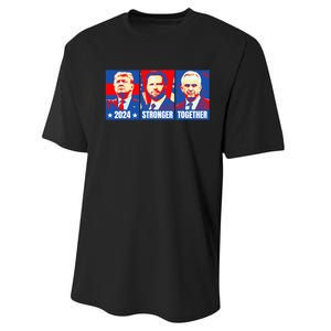 2024 Felon Weirdos Trump Vance Support Rfkj President Rally Performance Sprint T-Shirt