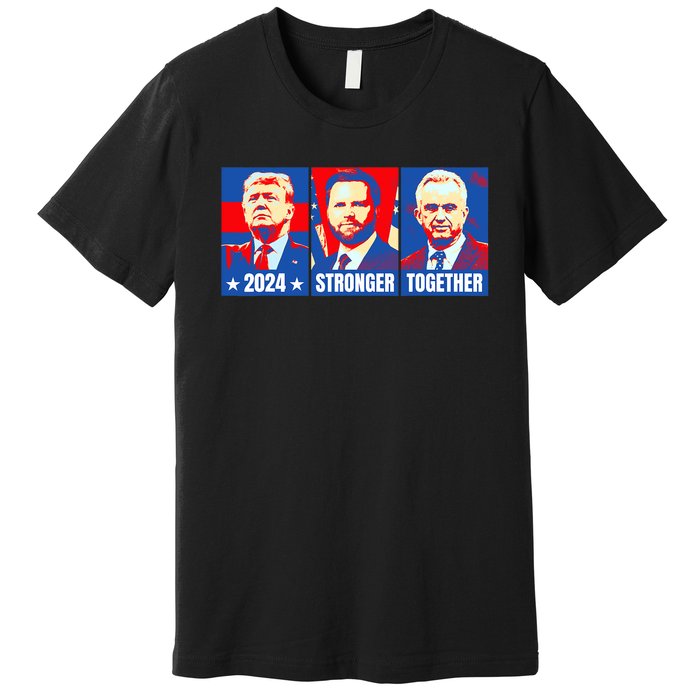 2024 Felon Weirdos Trump Vance Support Rfkj President Rally Premium T-Shirt