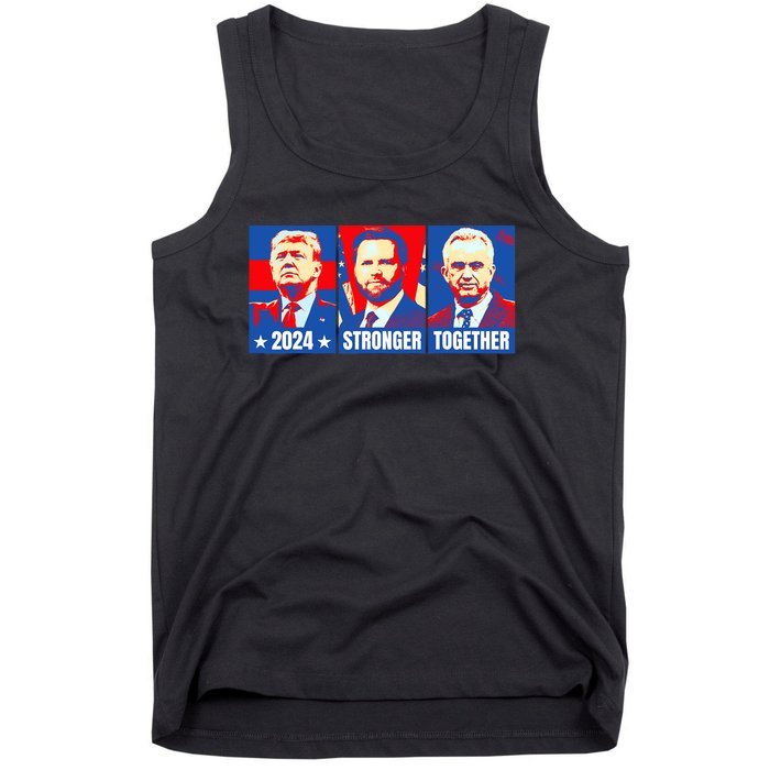 2024 Felon Weirdos Trump Vance Support Rfkj President Rally Tank Top