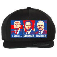 2024 Felon Weirdos Trump Vance Support Rfkj President Rally Wool Snapback Cap