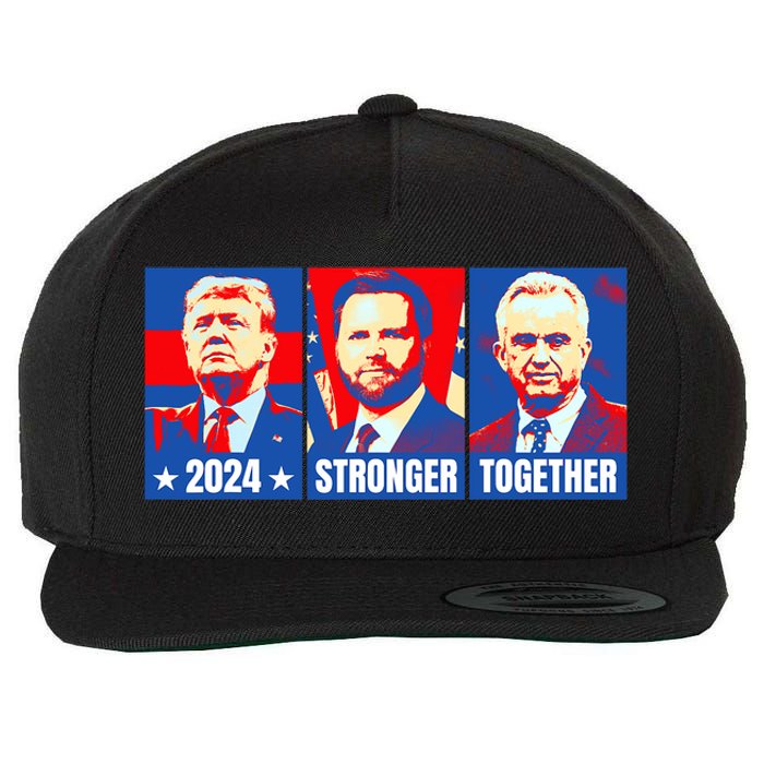 2024 Felon Weirdos Trump Vance Support Rfkj President Rally Wool Snapback Cap