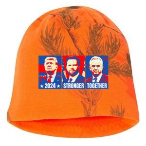 2024 Felon Weirdos Trump Vance Support Rfkj President Rally Kati - Camo Knit Beanie