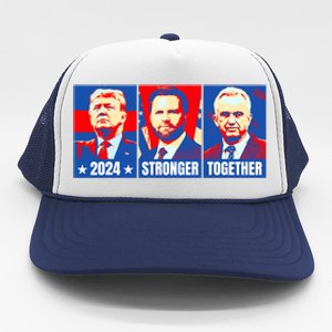 2024 Felon Weirdos Trump Vance Support Rfkj President Rally Trucker Hat