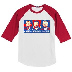 2024 Felon Weirdos Trump Vance Support Rfkj President Rally Kids Colorblock Raglan Jersey