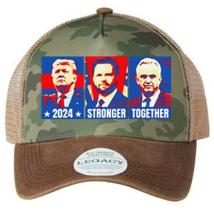 2024 Felon Weirdos Trump Vance Support Rfkj President Rally Legacy Tie Dye Trucker Hat