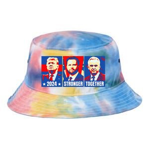 2024 Felon Weirdos Trump Vance Support Rfkj President Rally Tie Dye Newport Bucket Hat