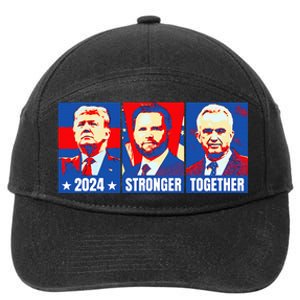 2024 Felon Weirdos Trump Vance Support Rfkj President Rally 7-Panel Snapback Hat