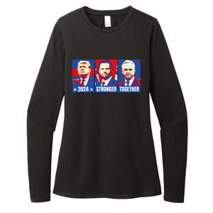 2024 Felon Weirdos Trump Vance Support Rfkj President Rally Womens CVC Long Sleeve Shirt