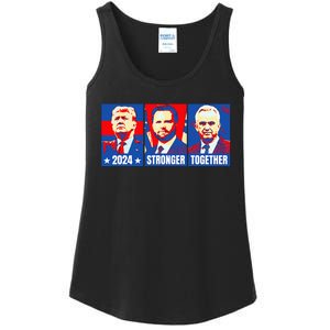 2024 Felon Weirdos Trump Vance Support Rfkj President Rally Ladies Essential Tank