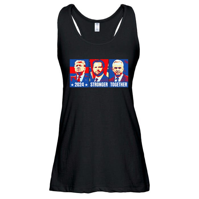 2024 Felon Weirdos Trump Vance Support Rfkj President Rally Ladies Essential Flowy Tank