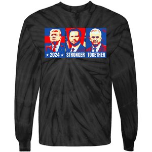 2024 Felon Weirdos Trump Vance Support Rfkj President Rally Tie-Dye Long Sleeve Shirt