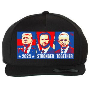 2024 Felon Weirdos Trump Vance Support Rfkj President Rally Wool Snapback Cap