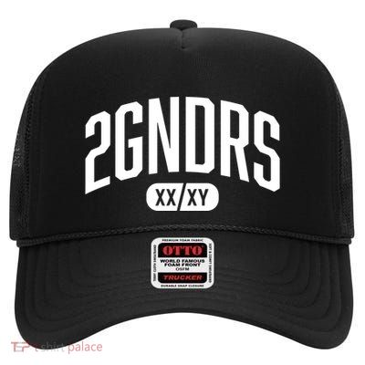 2gndrs Genders High Crown Mesh Back Trucker Hat