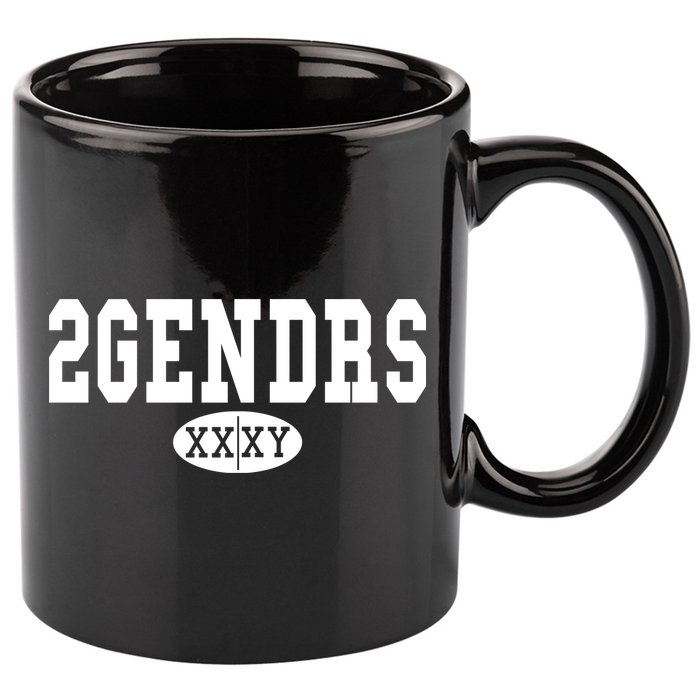 2 Genders 11oz C Handle Ceramic Mug