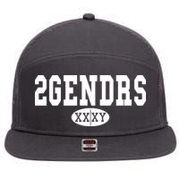 2 Genders 7 Panel Mesh Trucker Snapback Hat