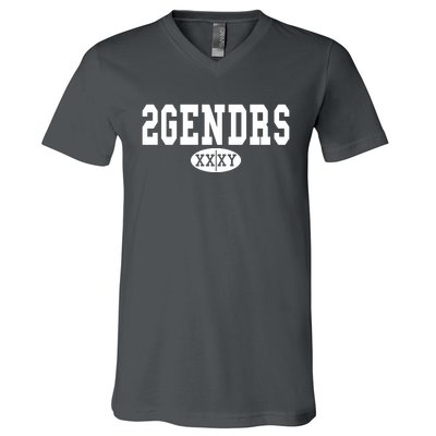 2 Genders V-Neck T-Shirt