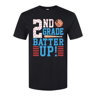 2nd Grade Back To School 2nd Grade Batter Up Baseball Softstyle CVC T-Shirt