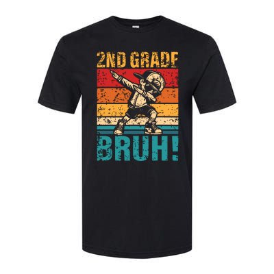 2nd Grade Bruh Dabbing Boy Second Grade Squad Boy Student Softstyle® CVC T-Shirt