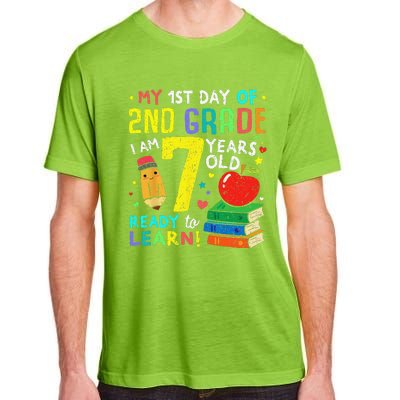 2nd Grade Back To First Day Of School Gift Adult ChromaSoft Performance T-Shirt