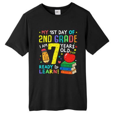 2nd Grade Back To First Day Of School Gift Tall Fusion ChromaSoft Performance T-Shirt