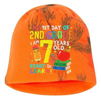 2nd Grade Back To First Day Of School Gift Kati - Camo Knit Beanie