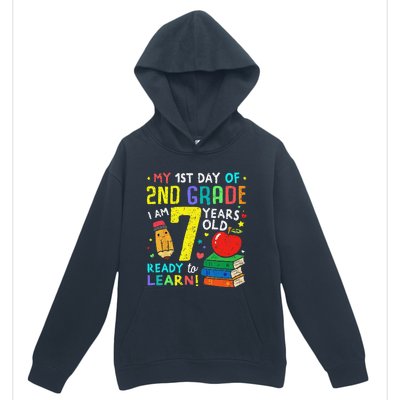 2nd Grade Back To First Day Of School Gift Urban Pullover Hoodie