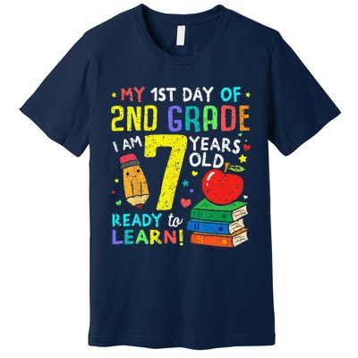 2nd Grade Back To First Day Of School Gift Premium T-Shirt