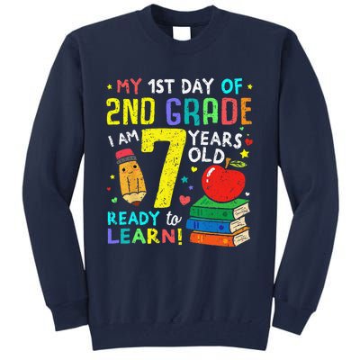 2nd Grade Back To First Day Of School Gift Tall Sweatshirt