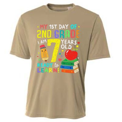 2nd Grade Back To First Day Of School Gift Cooling Performance Crew T-Shirt