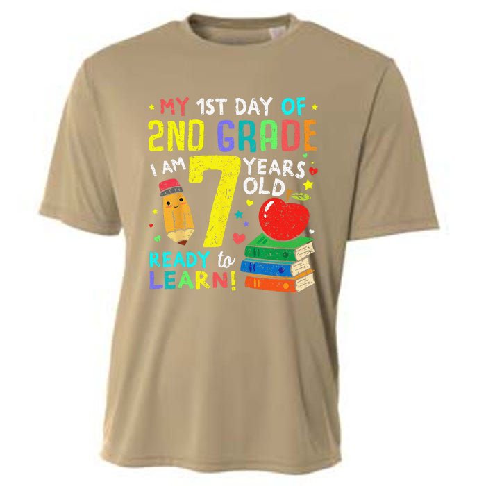 2nd Grade Back To First Day Of School Gift Cooling Performance Crew T-Shirt