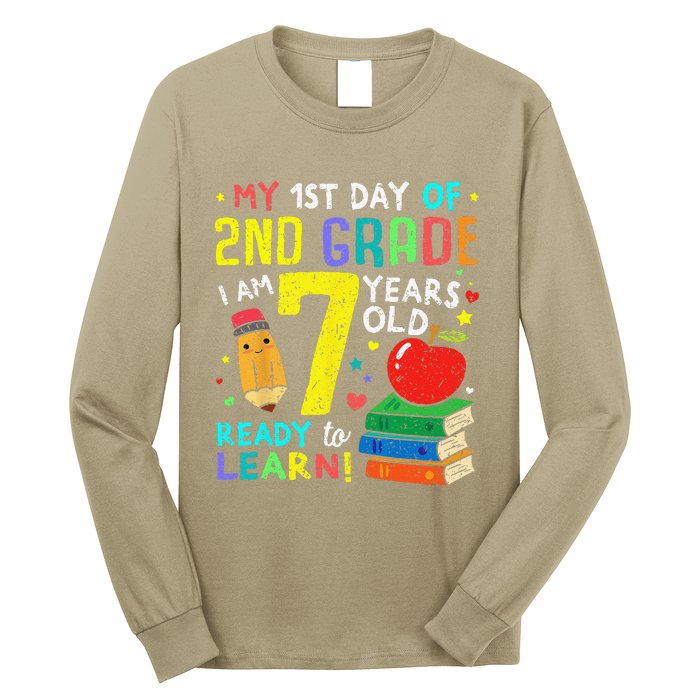 2nd Grade Back To First Day Of School Gift Long Sleeve Shirt