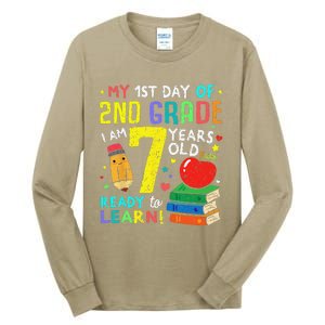 2nd Grade Back To First Day Of School Gift Tall Long Sleeve T-Shirt