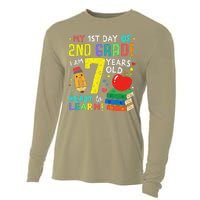 2nd Grade Back To First Day Of School Gift Cooling Performance Long Sleeve Crew