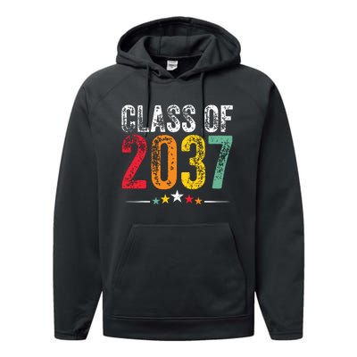 2037 Graduation Class Of 2037 Grow Performance Fleece Hoodie