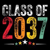 2037 Graduation Class Of 2037 Grow Cooling Performance Crew T-Shirt
