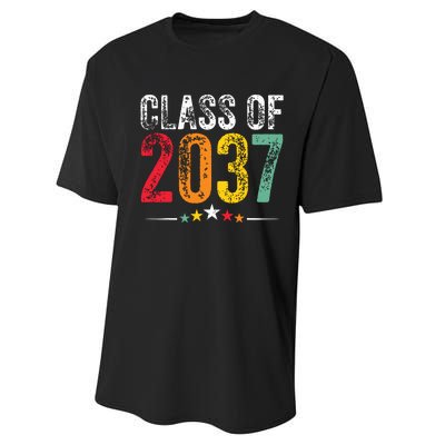 2037 Graduation Class Of 2037 Grow Performance Sprint T-Shirt