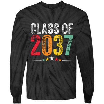 2037 Graduation Class Of 2037 Grow Tie-Dye Long Sleeve Shirt