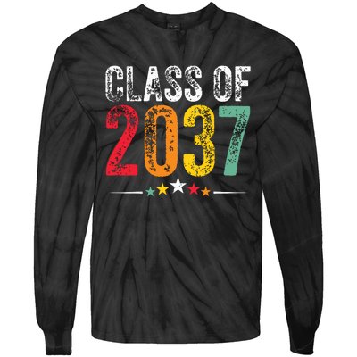 2037 Graduation Class Of 2037 Grow Tie-Dye Long Sleeve Shirt