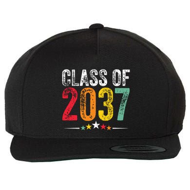 2037 Graduation Class Of 2037 Grow Wool Snapback Cap