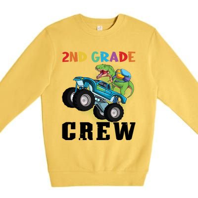 2Nd Grade Crew Second Grade Graduation Meaningful Gift Premium Crewneck Sweatshirt