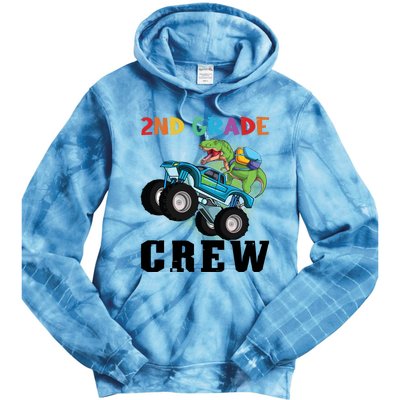 2Nd Grade Crew Second Grade Graduation Meaningful Gift Tie Dye Hoodie