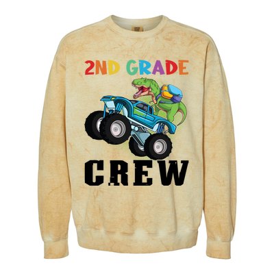 2Nd Grade Crew Second Grade Graduation Meaningful Gift Colorblast Crewneck Sweatshirt