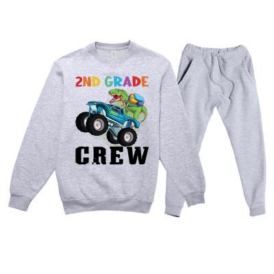 2Nd Grade Crew Second Grade Graduation Meaningful Gift Premium Crewneck Sweatsuit Set