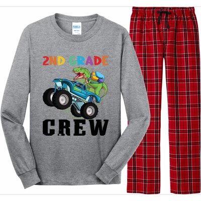 2Nd Grade Crew Second Grade Graduation Meaningful Gift Long Sleeve Pajama Set