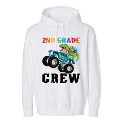 2Nd Grade Crew Second Grade Graduation Meaningful Gift Garment-Dyed Fleece Hoodie