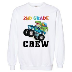 2Nd Grade Crew Second Grade Graduation Meaningful Gift Garment-Dyed Sweatshirt