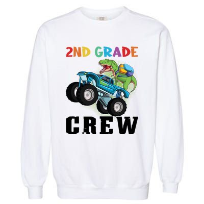 2Nd Grade Crew Second Grade Graduation Meaningful Gift Garment-Dyed Sweatshirt