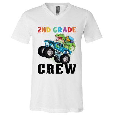 2Nd Grade Crew Second Grade Graduation Meaningful Gift V-Neck T-Shirt