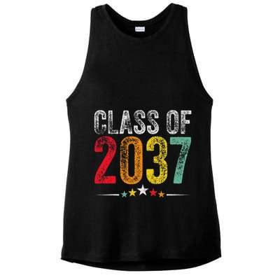 2037 Graduation Class Of 2037 Grow With Me Retro Ladies PosiCharge Tri-Blend Wicking Tank