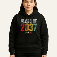 2037 Graduation Class Of 2037 Grow With Me Retro Hoodie